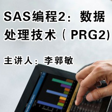 《SAS编程 2：数据处理技术 (PRG2)》